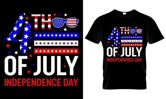 Celebrate in Style: 4th of July - Independence Day T-Shirt Design