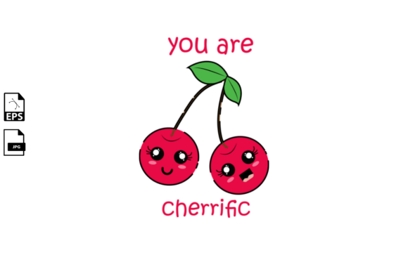 Cute Cherry Illustration Vector: A Sweet Design Asset
