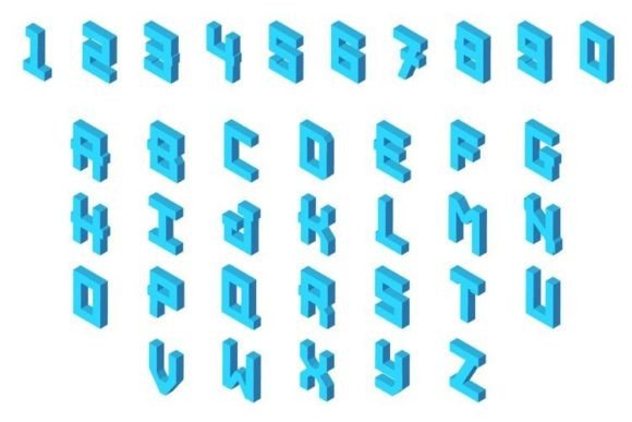 Isometric Numbers and Characters: Elevate Your Visual Language