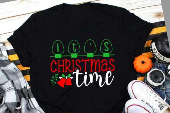 It's Christmas Time T Shirt Design SVG