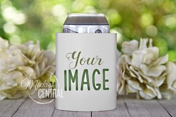 Soda Can Beer Foam Cooler Mockup: A Summer Design Essential